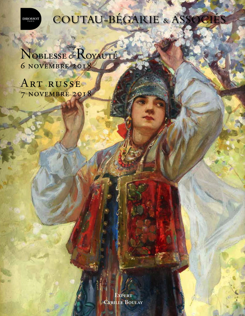 Affiche. Coutau-Bégarie. Noblesse & royauté. Art russe. 2018-11-06